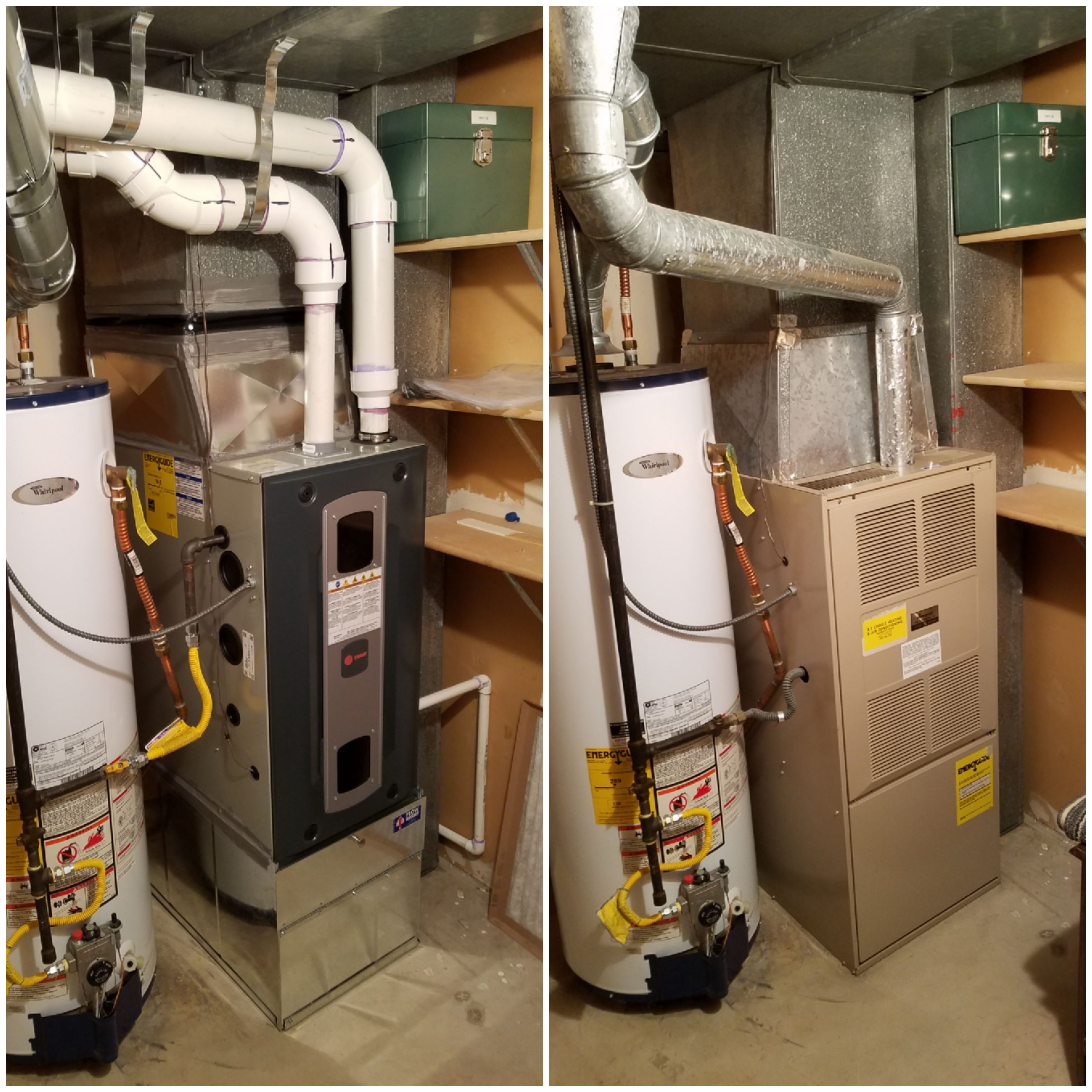 AC unit installation