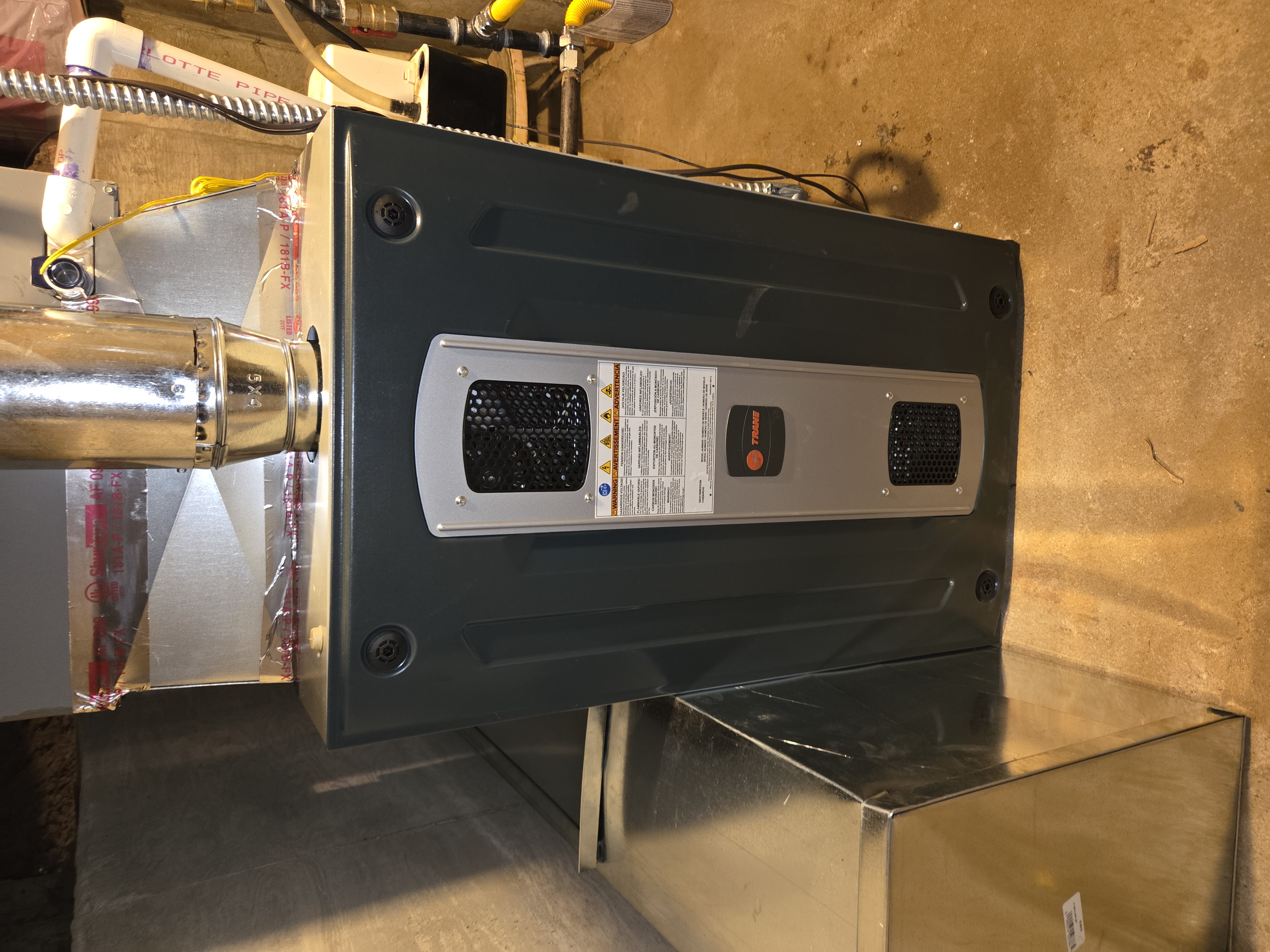 Recent HVAC installation